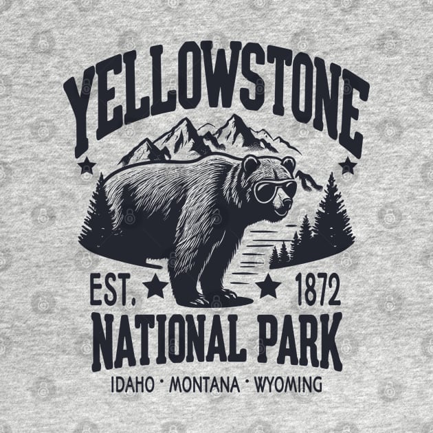 Yellowstone National Park: A Timeless Wilderness Haven Since 1872 by Meryarts